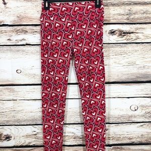 Lularoe Valentine’s Day Leggings OS NWOT